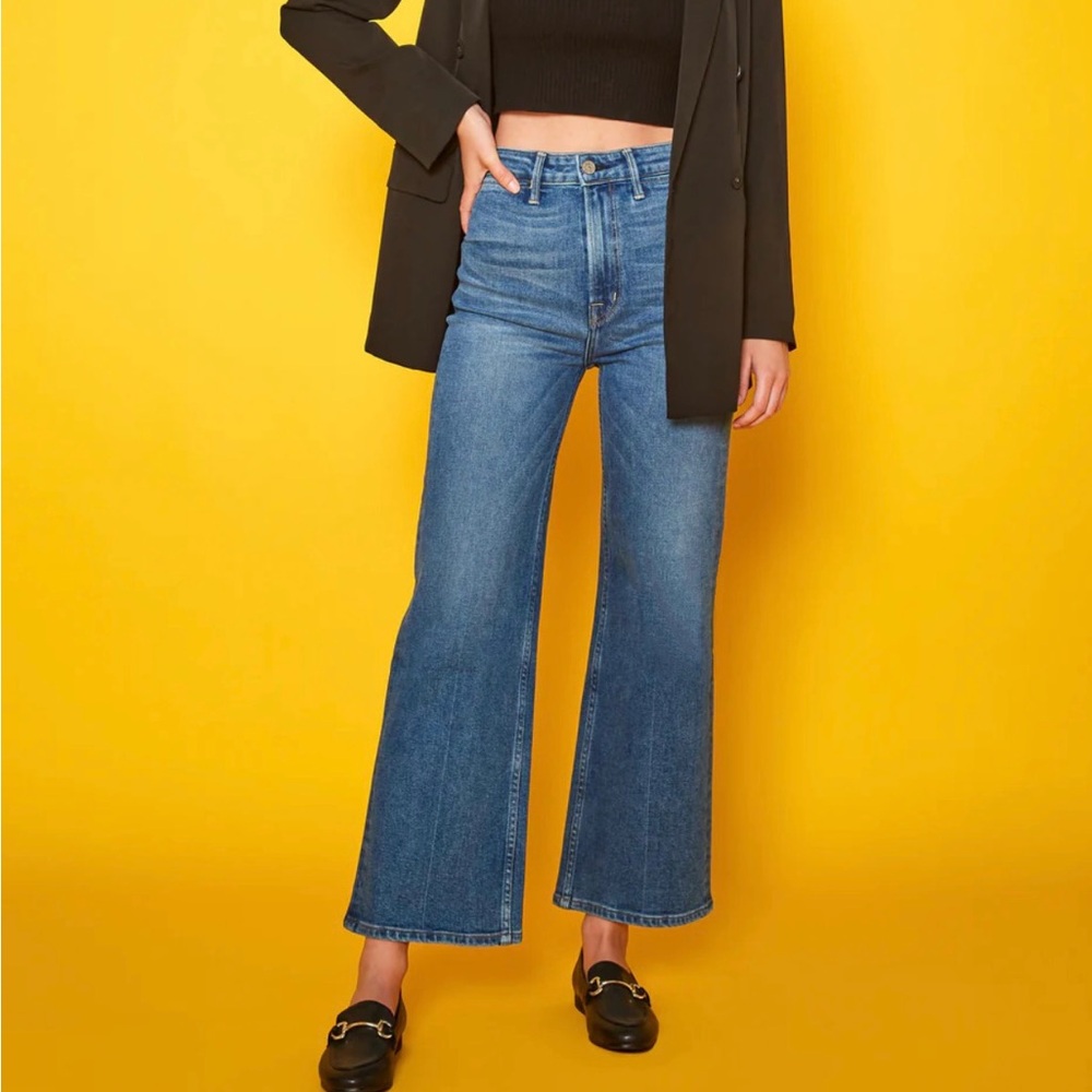 NOEND denim High Rise Wide Leg Crop-24